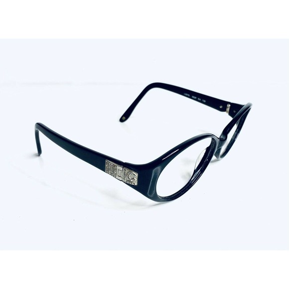 VTG Liz Claiborne Black W Crystals Glasses main image 9